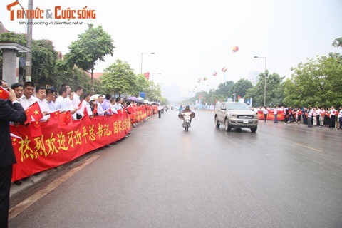 Tong Bi thu Trung Quoc Tap Can Binh den Ha Noi-Hinh-5